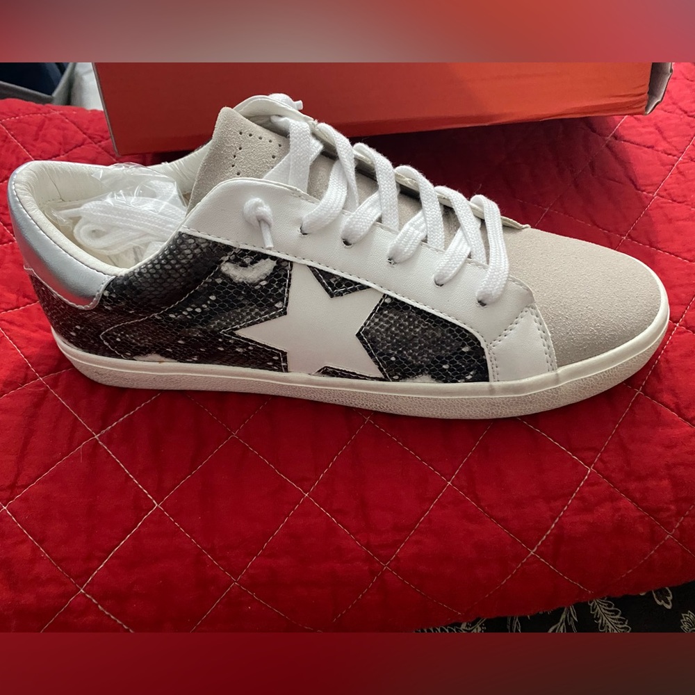 Snake Embossed Sneaker